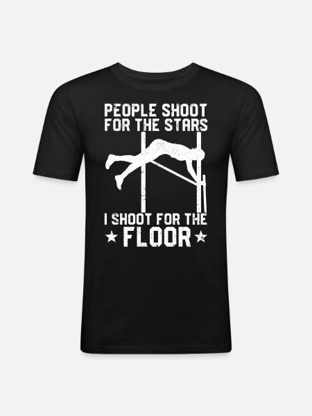 Fun Pole Vault Pole Vault - Men's Slim Fit T-Shirt - black