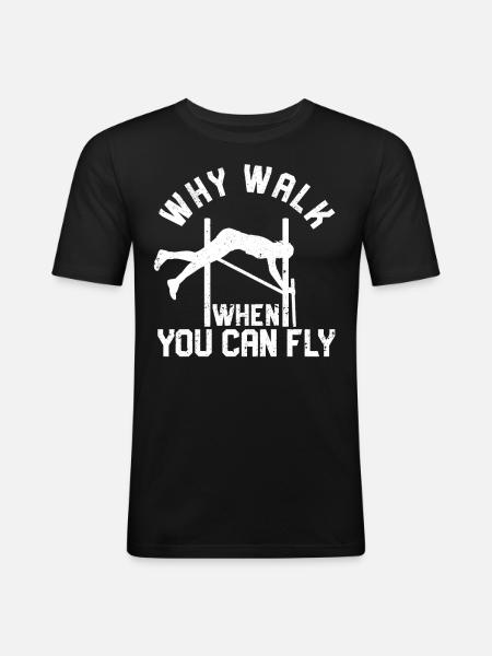 Fun Pole Vault Pole Vault - Men's Slim Fit T-Shirt - black