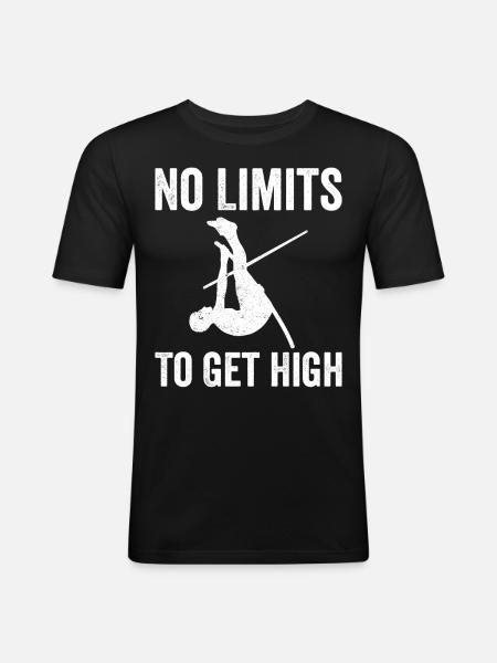 Fun Pole Vault Pole Vault - Men's Slim Fit T-Shirt - black