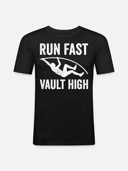 Fun Pole Vault Pole Vault - Men's Slim Fit T-Shirt - black