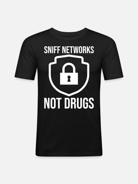 Cybersecurity Computer Security Cybersecurity - Men's Slim Fit T-Shirt - black