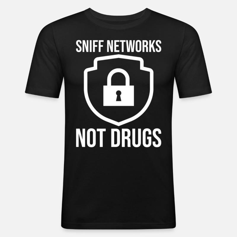 Cybersecurity Computer Security Cybersecurity - Men's Slim Fit T-Shirt - black