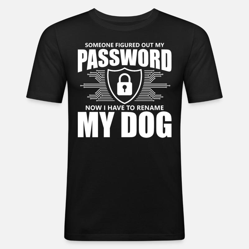 Cybersecurity Computer Security Cybersecurity - Men's Slim Fit T-Shirt - black