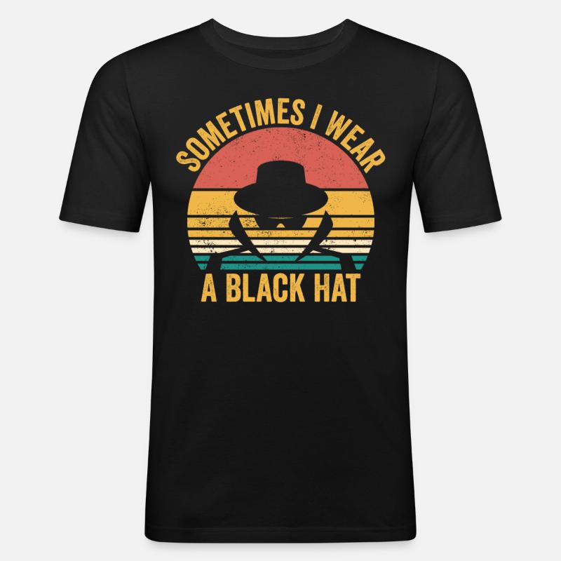 Cybersecurity Computer Security Cybersecurity - Men's Slim Fit T-Shirt - black