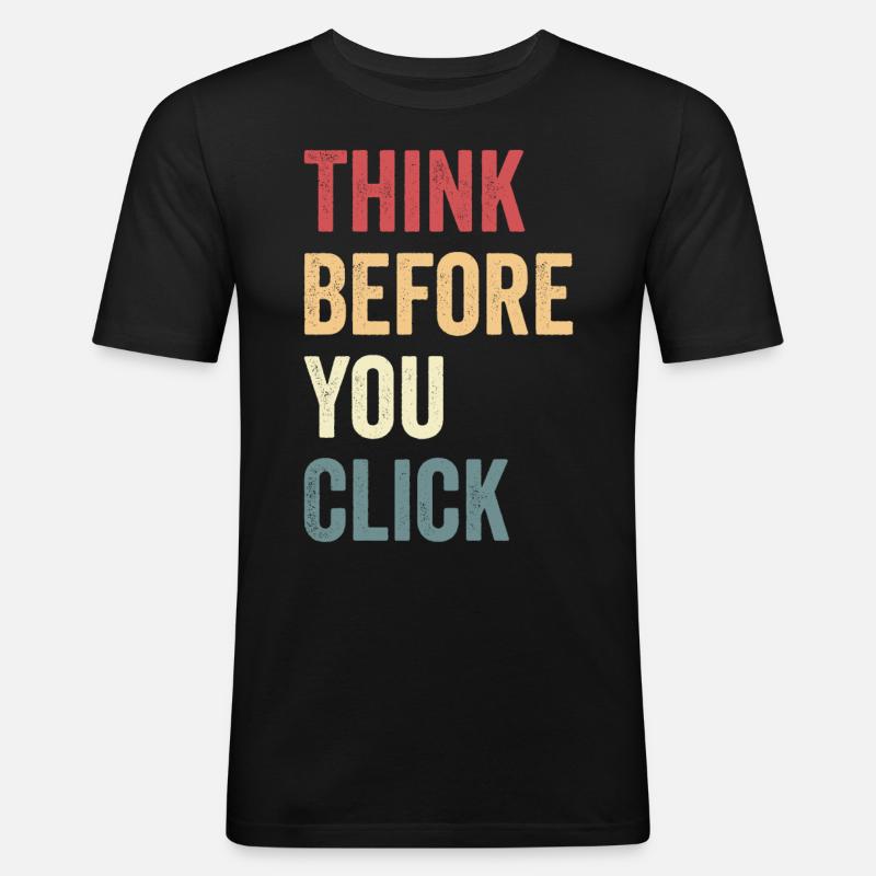 Cybersécurité Sécurité informatique Cybersécurité - T-shirt près du corps Homme - noir