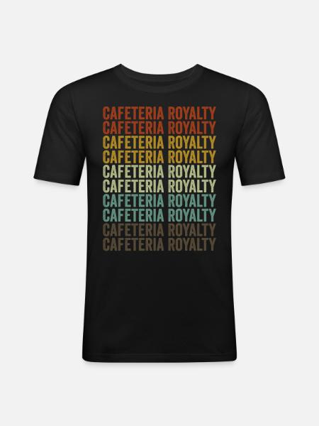 Cafeteria license fee Cafeteria staff - Men's Slim Fit T-Shirt - black