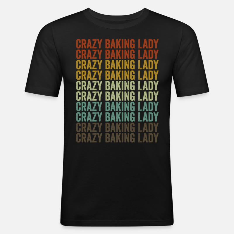 Crazy Baker Bak - Men's Slim Fit T-Shirt - black