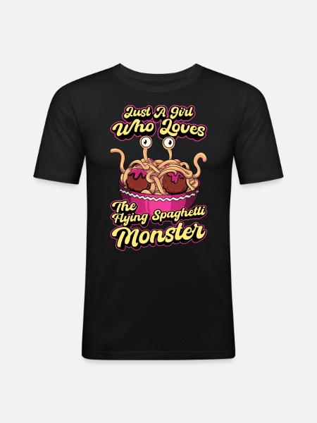 Flying Spaghetti Monster Pastafari Pastafari - Men's Slim Fit T-Shirt - black