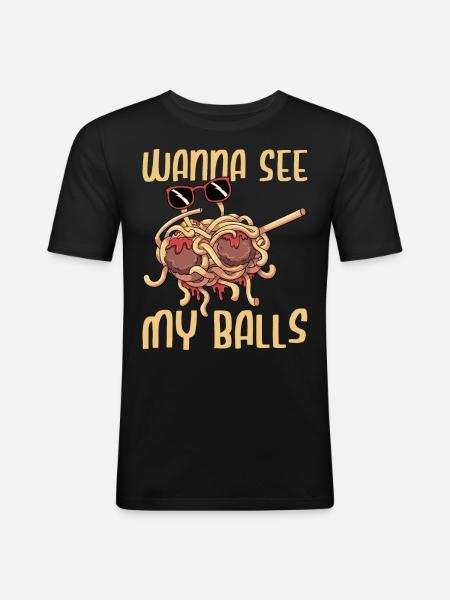 Dab Flying Spaghetti Monster - T-shirt près du corps Homme - noir