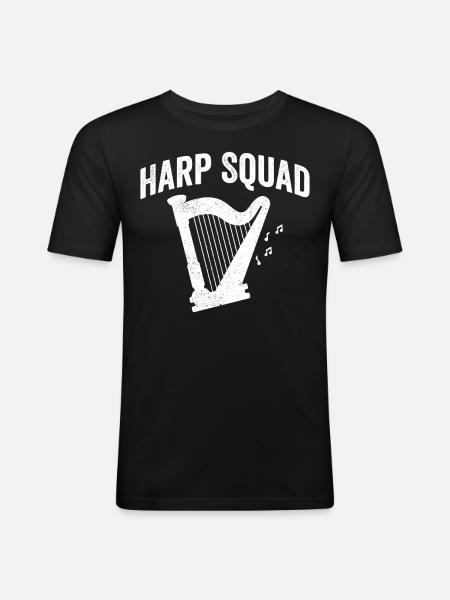 Harpist Harpist - Men's Slim Fit T-Shirt - black