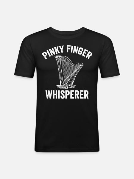 Harpist Harpist - Men's Slim Fit T-Shirt - black