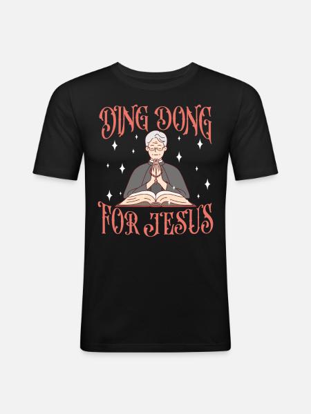 Mormon LDS Missionary - Men's Slim Fit T-Shirt - black