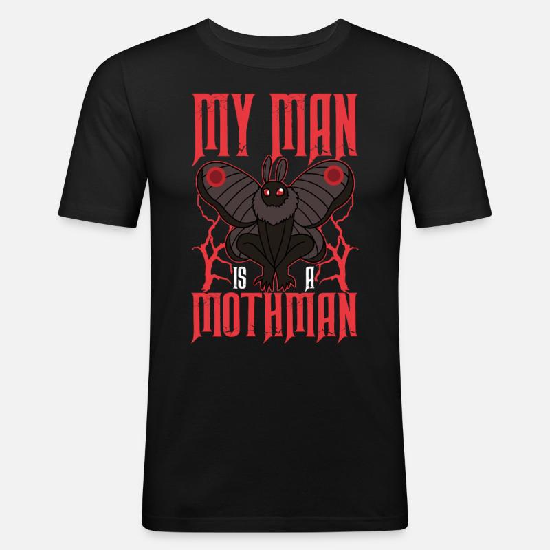 Kryptide Folklore - Männer Slim Fit T-Shirt - Schwarz