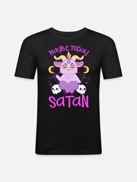 Satanic Satanism - Men's Slim Fit T-Shirt - black