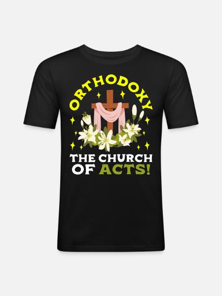 Orthodox - Men's Slim Fit T-Shirt - black