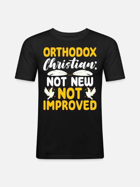 Orthodox - Men's Slim Fit T-Shirt - black