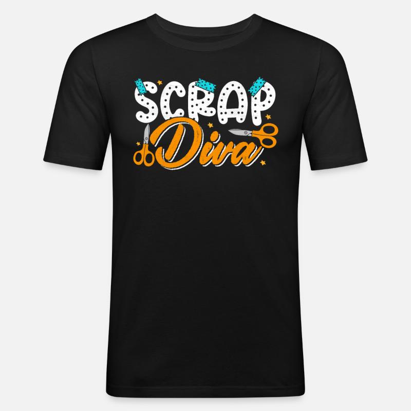 Scrapbooking Scrapbooker - Men's Slim Fit T-Shirt - black