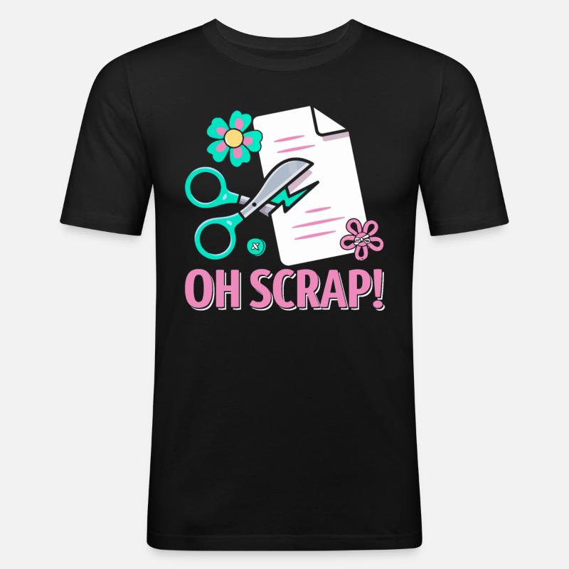 Scrapbooking Scrapbooker - Men's Slim Fit T-Shirt - black