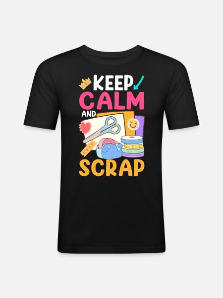 Scrapbooking Scrapbooker - Men's Slim Fit T-Shirt - black
