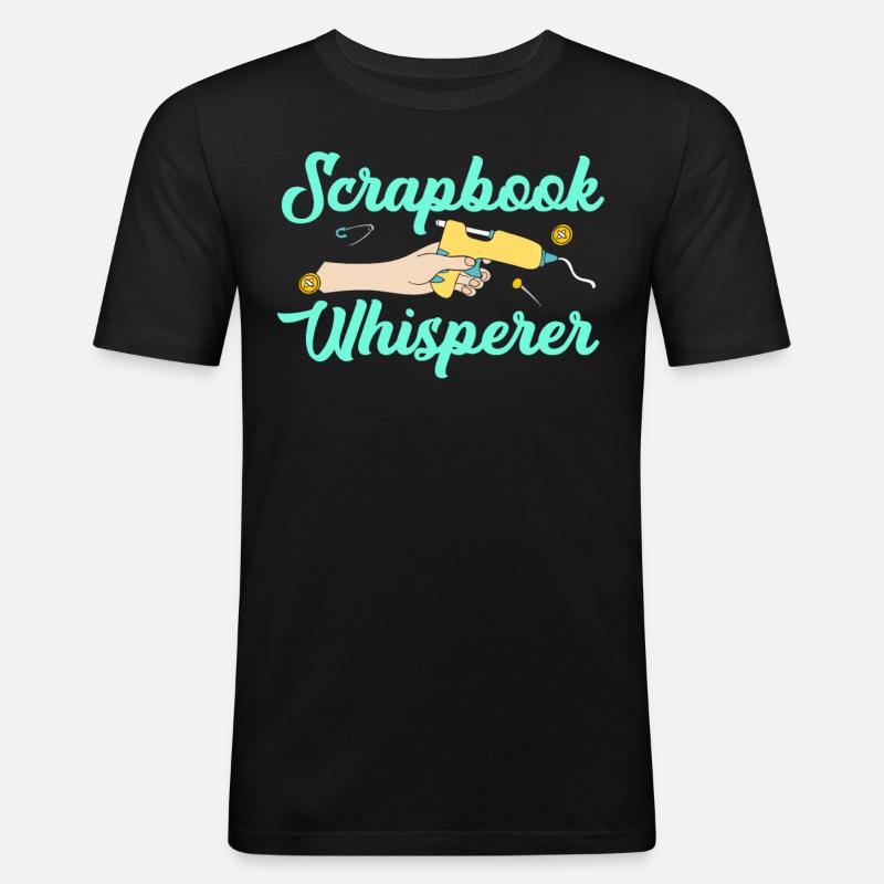 Scrapbooking Scrapbooker - Men's Slim Fit T-Shirt - black