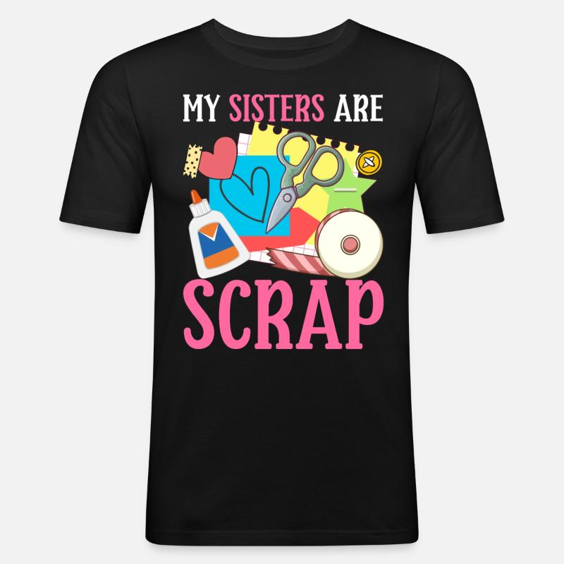 Scrapbooking Scrapbooker - Men's Slim Fit T-Shirt - black