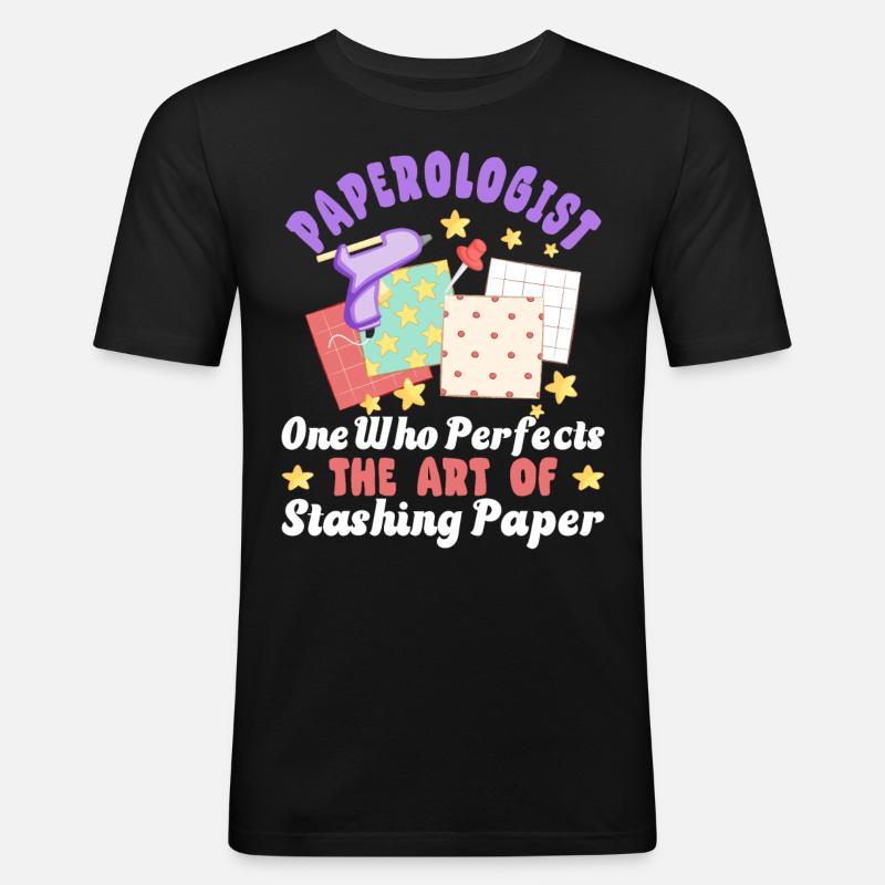 Scrapbooking Scrapbooker - Men's Slim Fit T-Shirt - black
