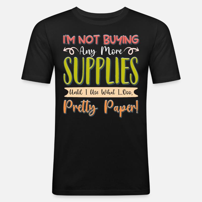 Scrapbooking Scrapbooker - Men's Slim Fit T-Shirt - black