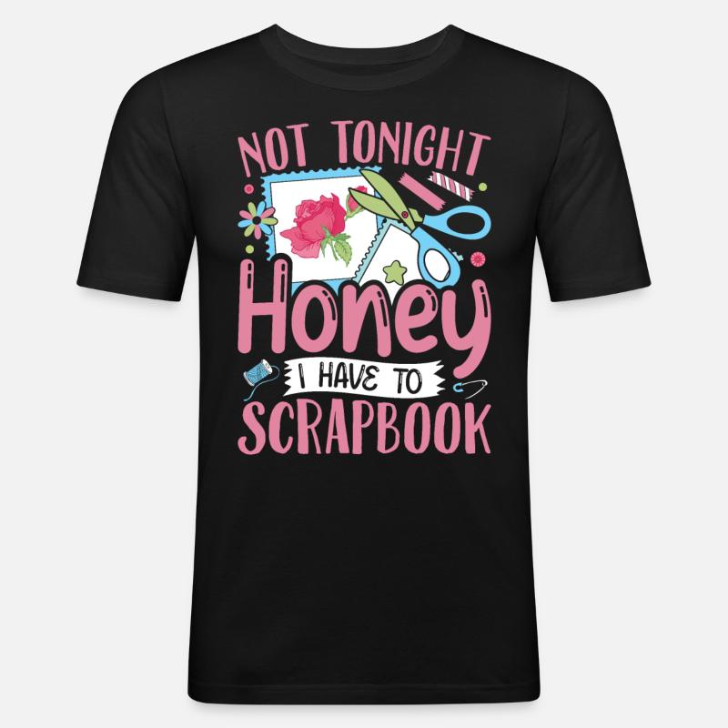 Scrapbooking Scrapbooker - Men's Slim Fit T-Shirt - black