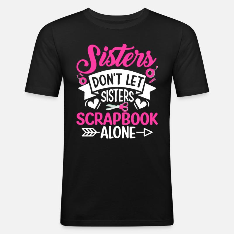 Scrapbooking Scrapbooker - Men's Slim Fit T-Shirt - black