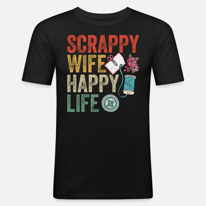 Scrapbooking Scrapbooker - Men's Slim Fit T-Shirt - black