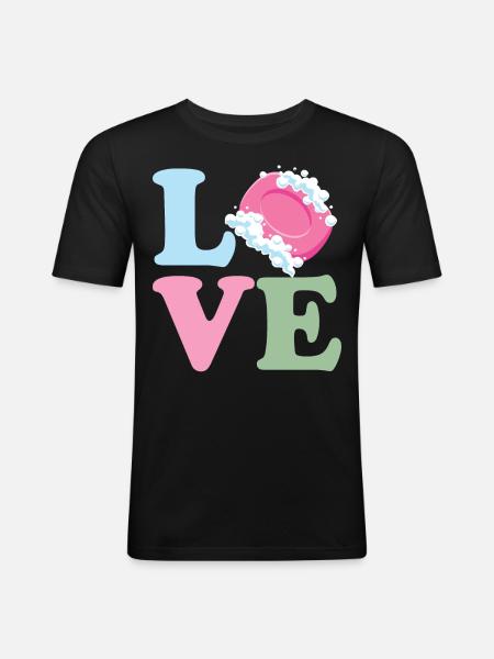 Soap Making, Soap Maker, Soapologist - Men's Slim Fit T-Shirt - black