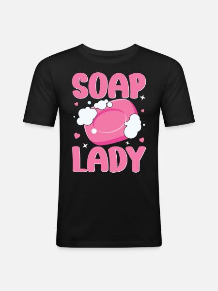 Soap Making, Soap Maker, Soapologist - Men's Slim Fit T-Shirt - black