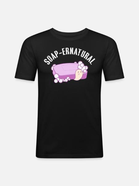 Soap Making, Soap Maker, Soapologist - Men's Slim Fit T-Shirt - black