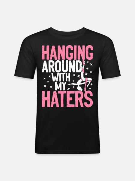 Aerial Silk Aerialist - Men's Slim Fit T-Shirt - black