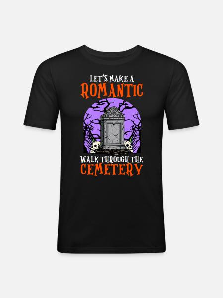 Funny Gothic Goth - Men's Slim Fit T-Shirt - black