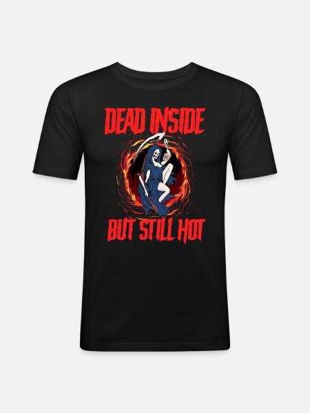 Funny Gothic Goth - Men's Slim Fit T-Shirt - black