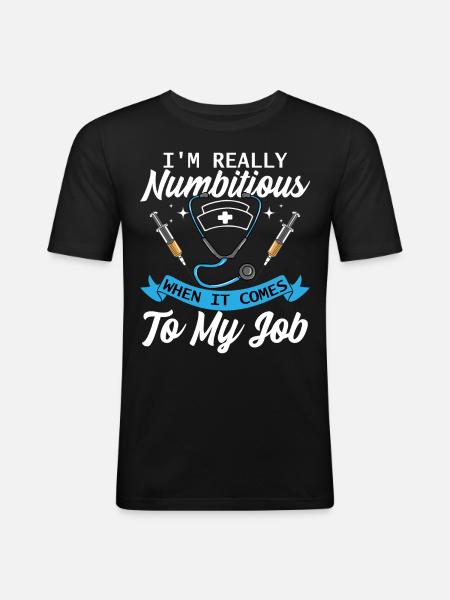 Anaesthetist - Men's Slim Fit T-Shirt - black