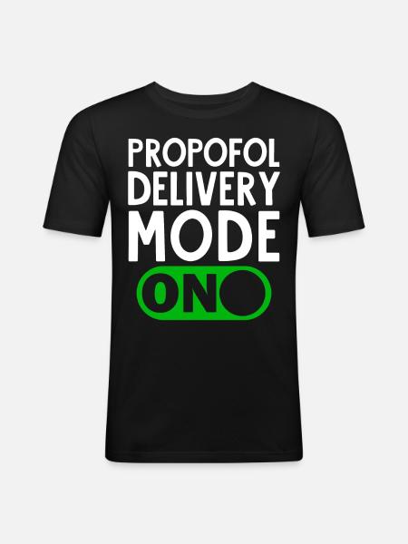 Anesthesiologist Anesthesiology - Men's Slim Fit T-Shirt - black