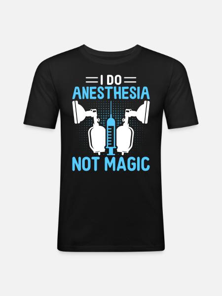 Anesthesiologist Anesthesiology - Men's Slim Fit T-Shirt - black