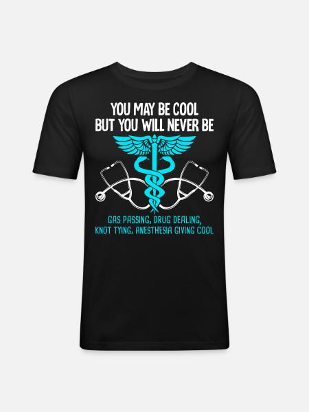 Anaesthetist - Men's Slim Fit T-Shirt - black