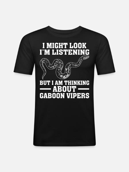 Snake owners - Men's Slim Fit T-Shirt - black