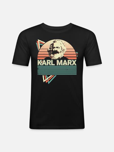Socialistisk socialisme Kommunistisk kommunisme - Herre Slim Fit T-Shirt - sort