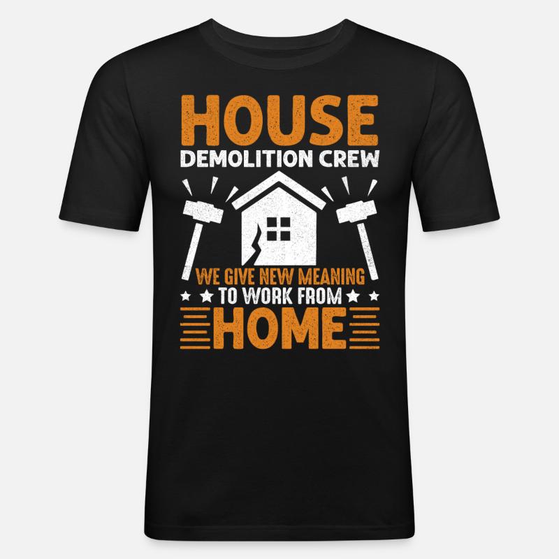 House Demo - Men's Slim Fit T-Shirt - black