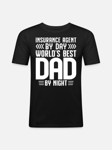 Weird broker - Men's Slim Fit T-Shirt - black