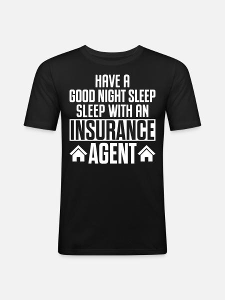 Weird broker - Men's Slim Fit T-Shirt - black