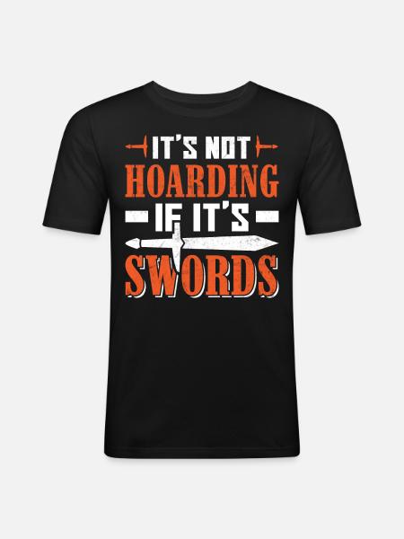 Fun Larp Live-Action RPG - Men's Slim Fit T-Shirt - black