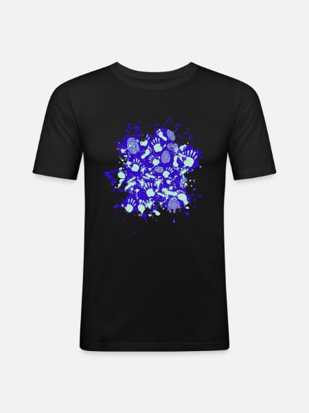 Forensic scientist Scientific He - Men's Slim Fit T-Shirt - black