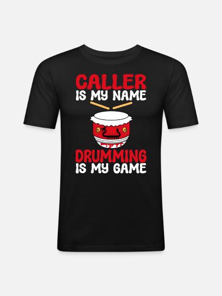 Funny Dragon Boat Racing Paddle - Men's Slim Fit T-Shirt - black