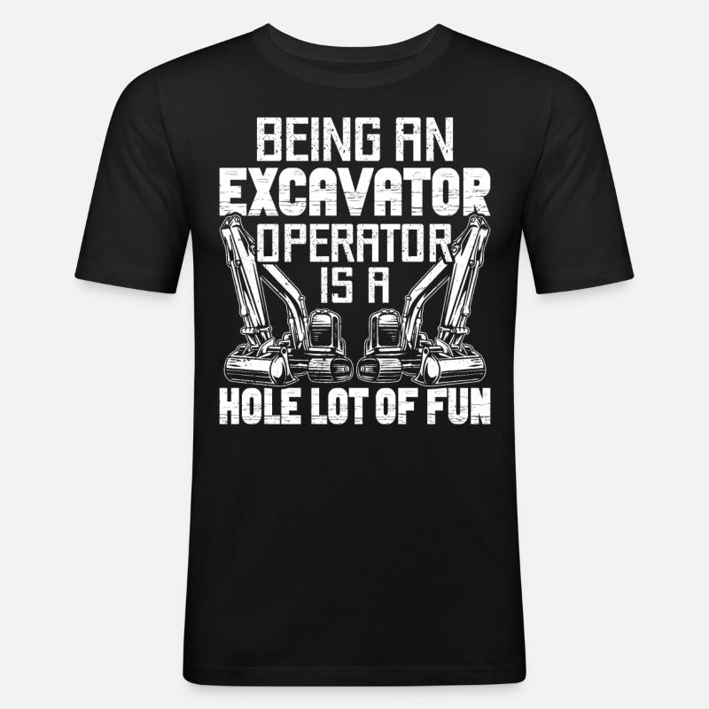 Lustige HEO - Männer Slim Fit T-Shirt - Schwarz