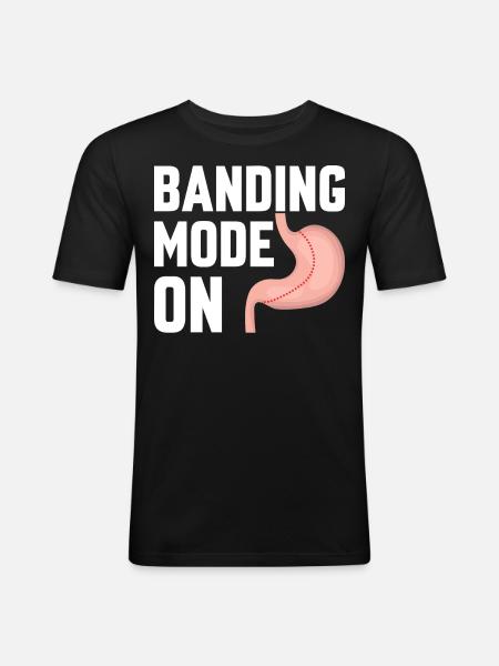 Funny gastric bypass surgery Bariatrics - Men's Slim Fit T-Shirt - black